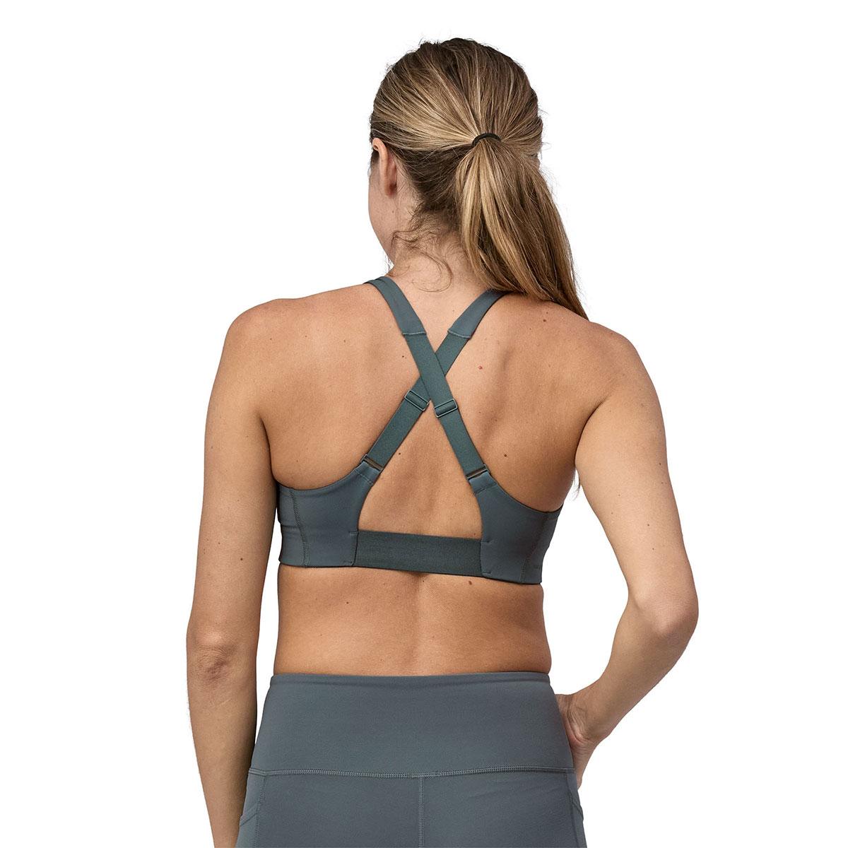 Patagonia Shadowlite Mid Impact Adjustable Bra Women's in Nouveau Green